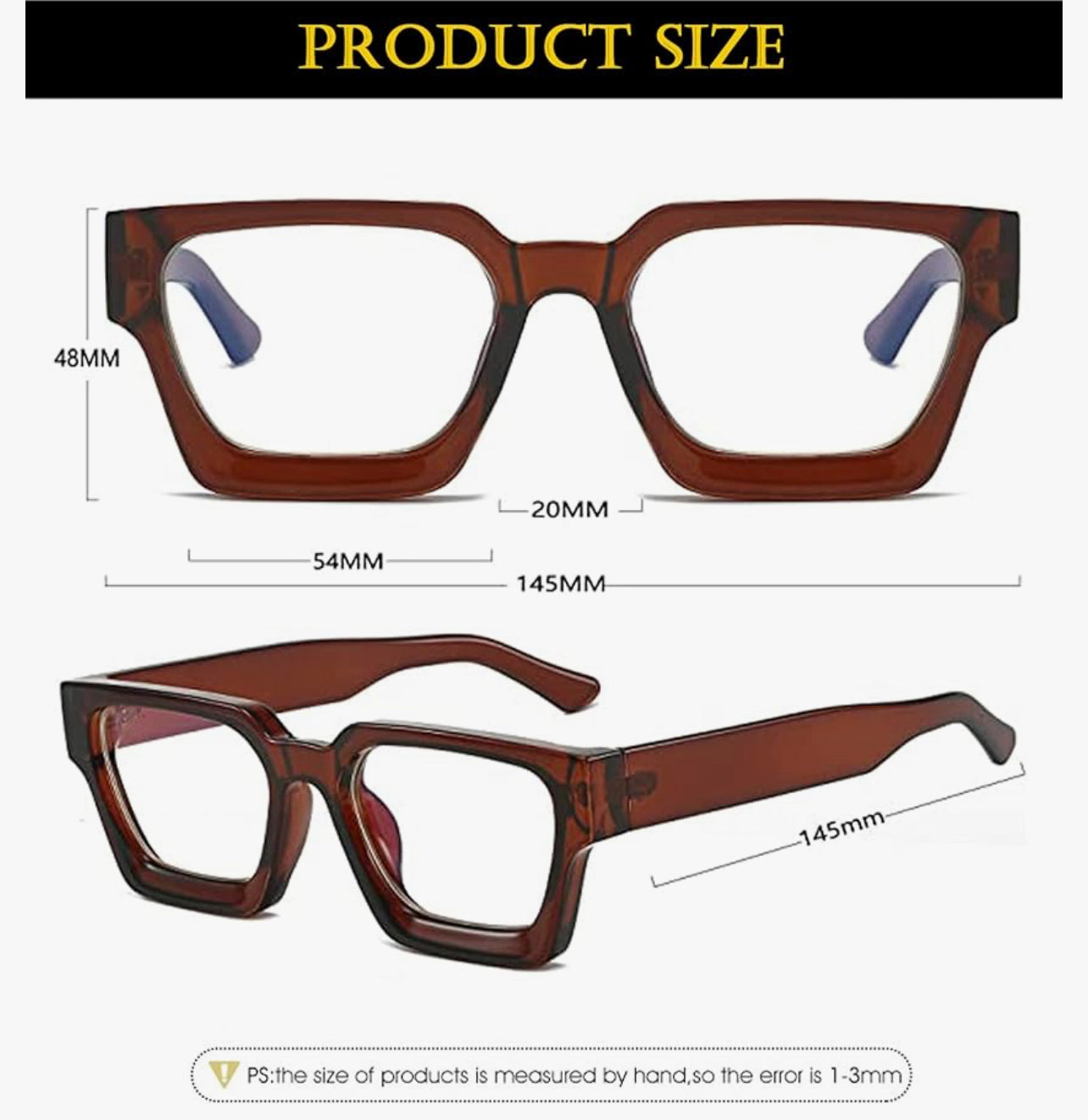 BM GLASSES (BROWN)