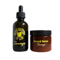 Beard Oil & Balm Set - Savage Scent 2oz Each | Beard Masters
