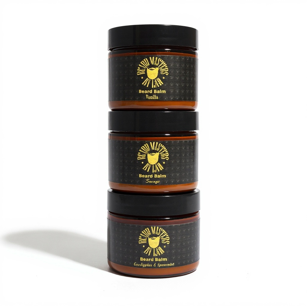 2oz Beard Balms Eucalyptus & Spearmint, Savage and Vanilla