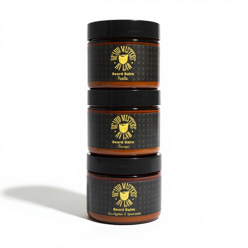 Beard Balm Combo Set - 3 Pack Scented Balms 2oz Each | Beard Masters by Law