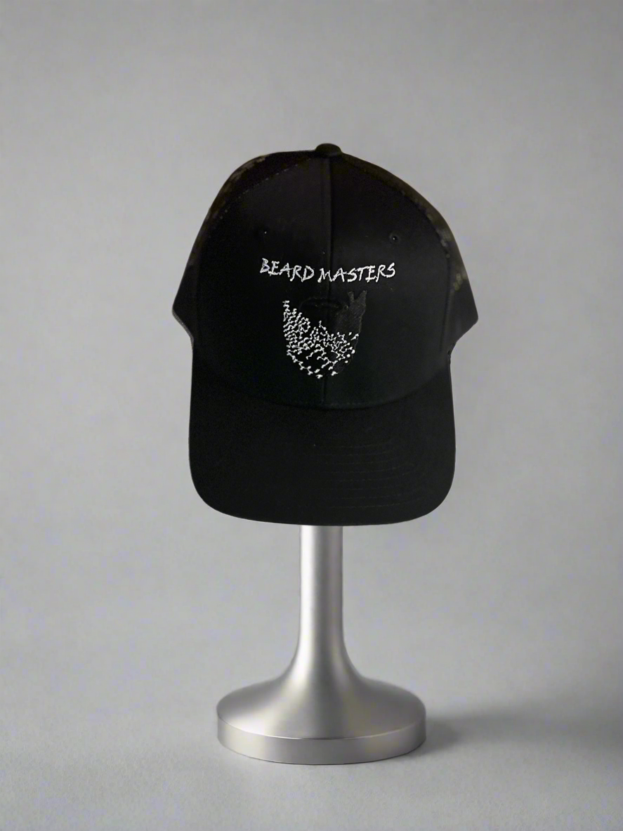 Beard Masters Retro Trucker Hat (Black)