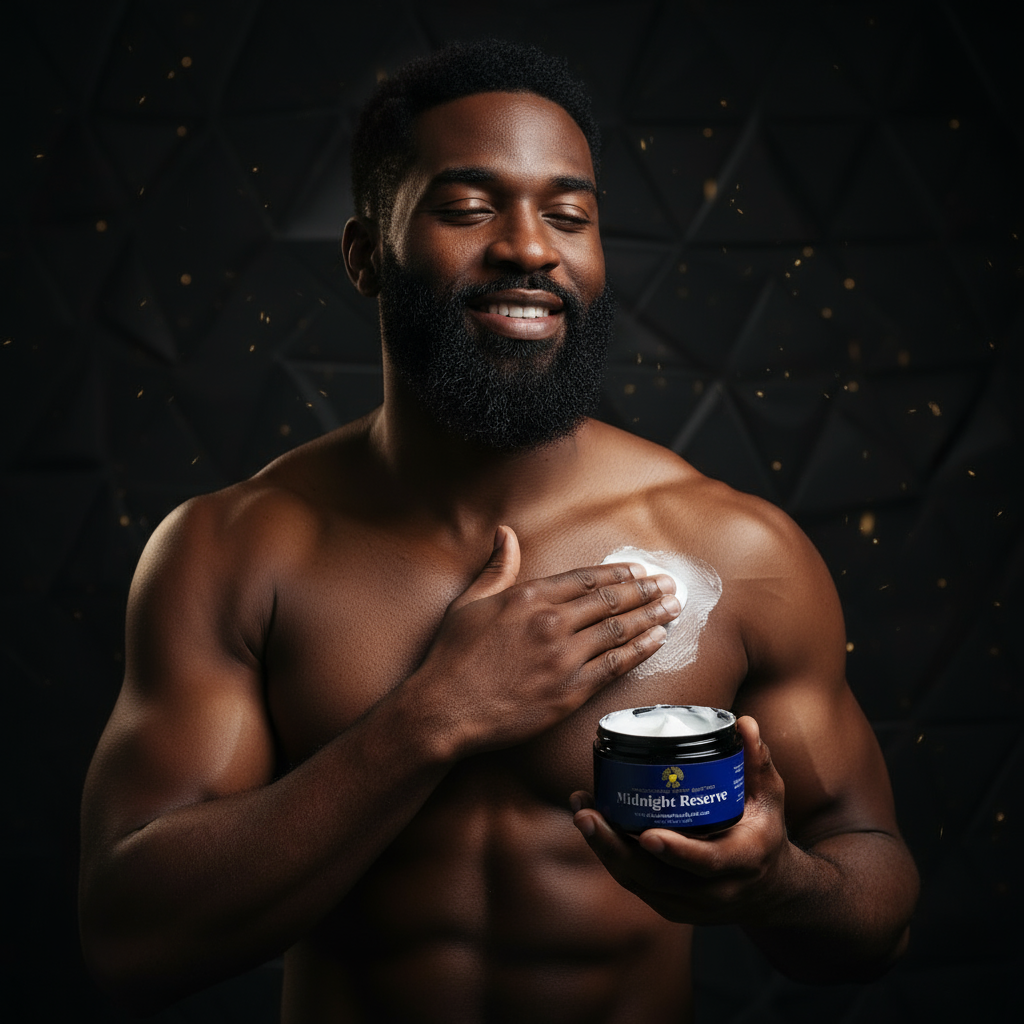 Midnight Reserve Men's Body Butter 4oz - Luxury Fragrance | Beard Masters by Law