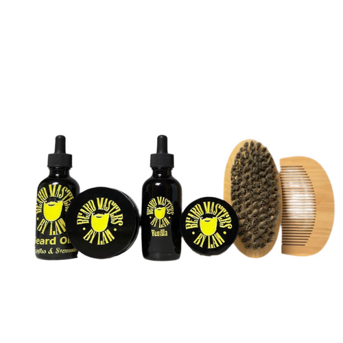 Beard Bundle - Oil & Balm Duo in 2 Scents + Tools | Beard Masters