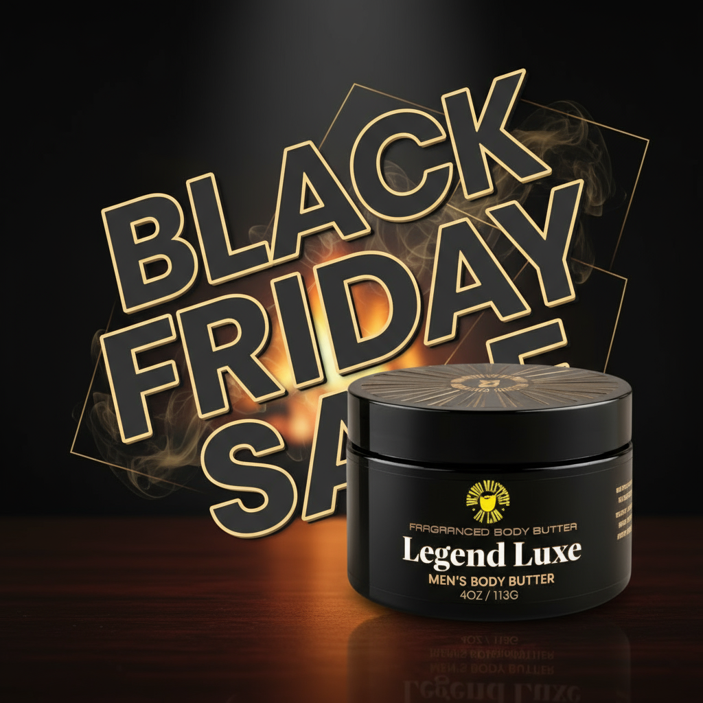 Legend Luxe Men's Body Butter 4oz - Premium Fragrance | Beard Masters by Law