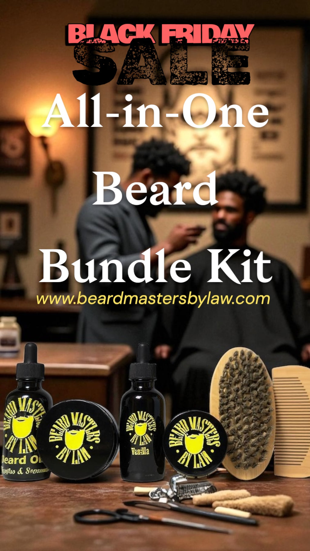 The Beard Bundle
(Eucalyptus&Spearmint Scent) &(Vanilla Scented)
