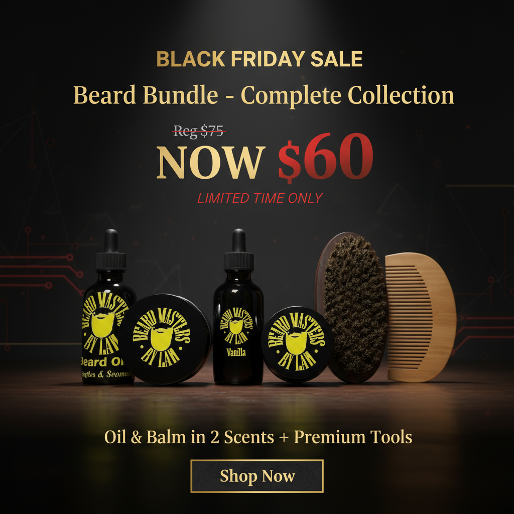 Black Friday Sale - Beard Bundle $60 Landing Page