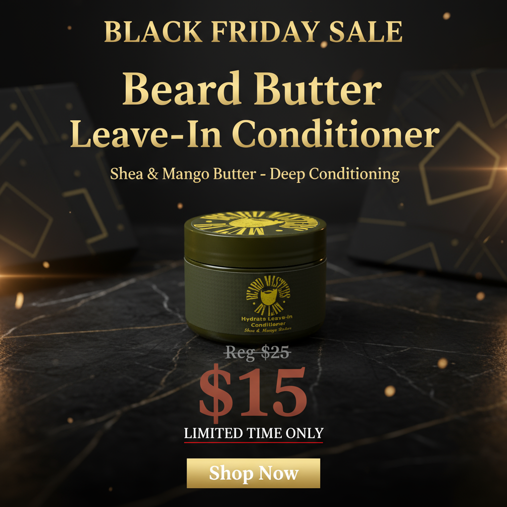 Black Friday Sale - Beard Butter $15 Landing Page